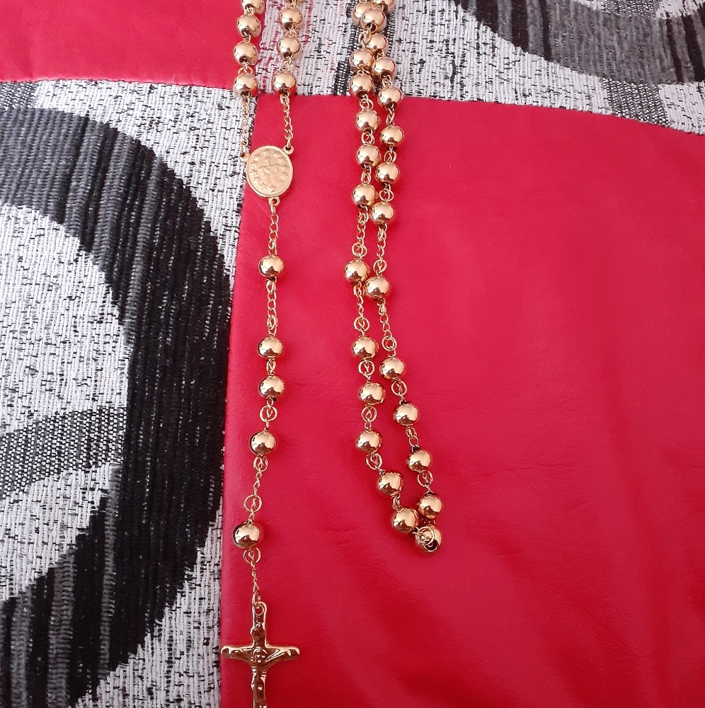 Thick stainless steel rosary